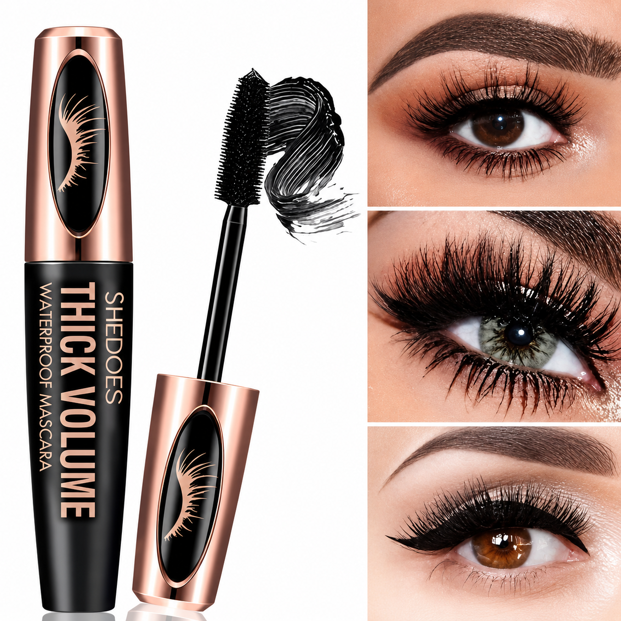 Beyond Glow™ 8D Fiber Mascara – Bigger, Bolder Lashes. Waterproof