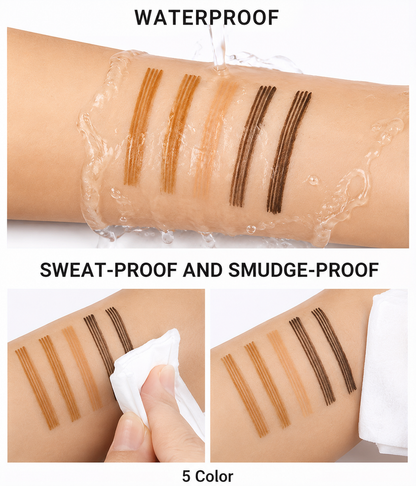 Beyond Glow™ Flawless Brow Pencil Set — 3-Piece Waterproof All-Day Wear