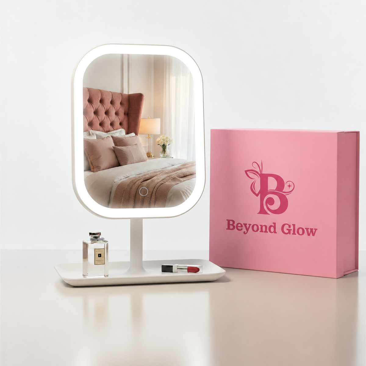 Beyond Glow™ True Glow Mirror — Rechargeable LED Vanity Light