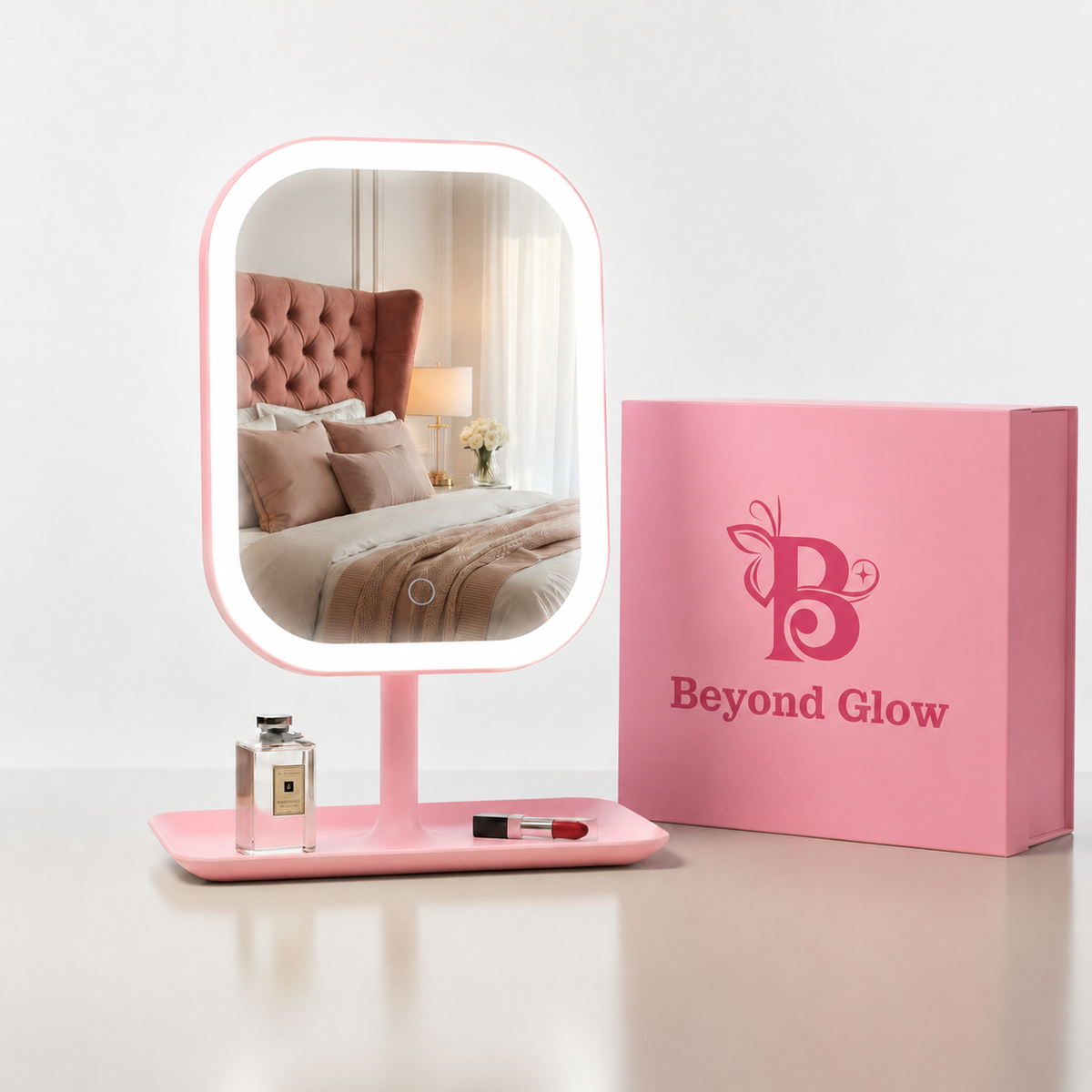 Beyond Glow™ True Glow Mirror — Rechargeable LED Vanity Light
