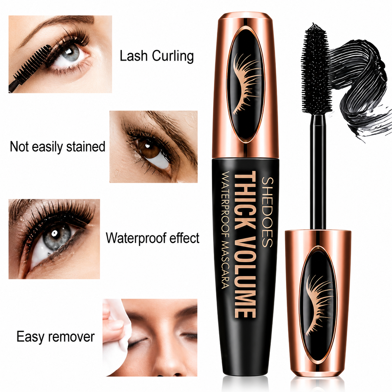 Beyond Glow™ 8D Fiber Mascara – Bigger, Bolder Lashes. Waterproof