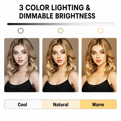 Beyond Glow™ True Glow Mirror — Rechargeable LED Vanity Light
